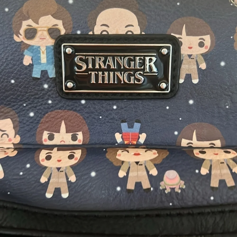 Stranger Things Loungefly Chibi Character Print Mini Backpack
